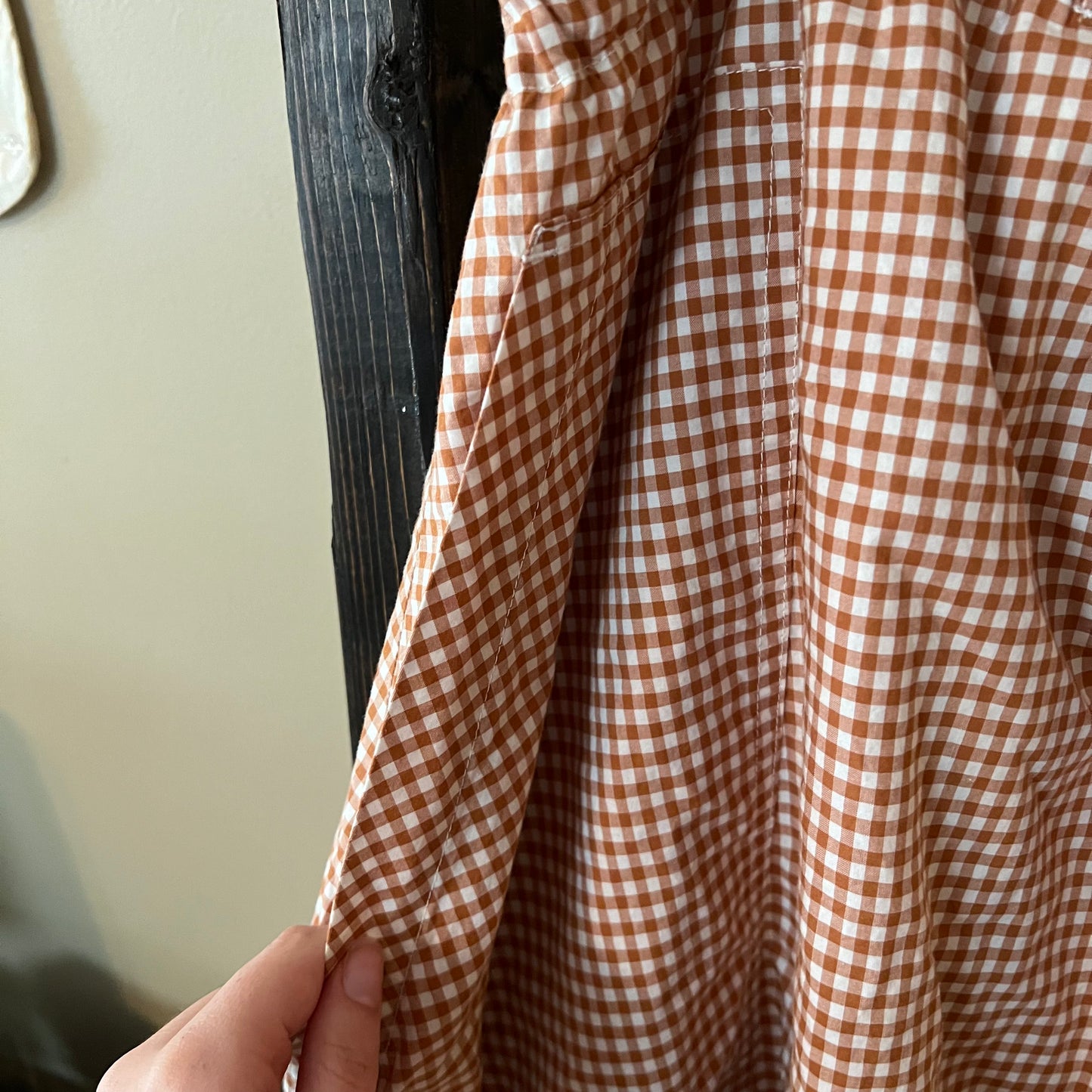 Everlane Gingham Maxi Skirt