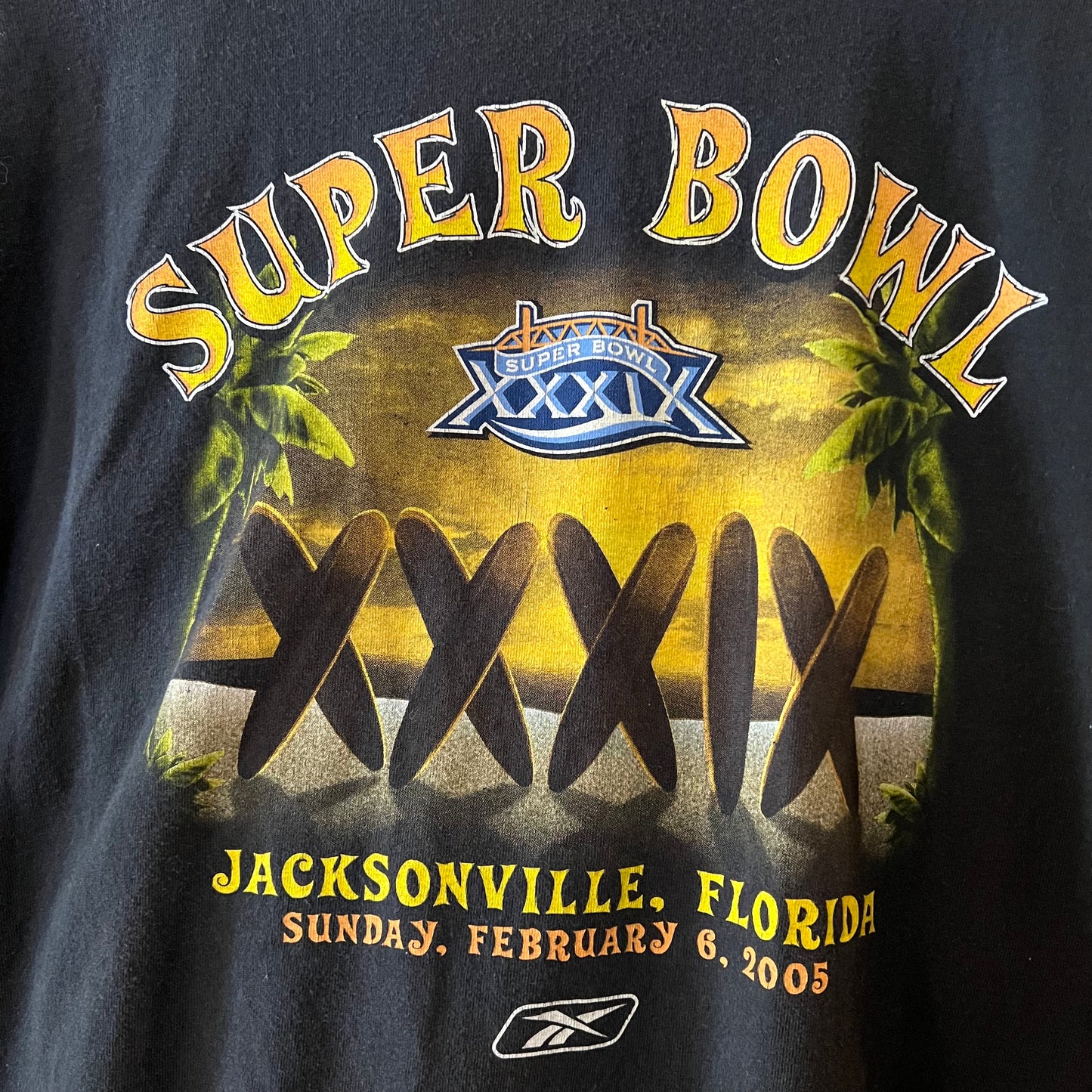 Men's Size XL Reebok Super Bowl Graphic Tee