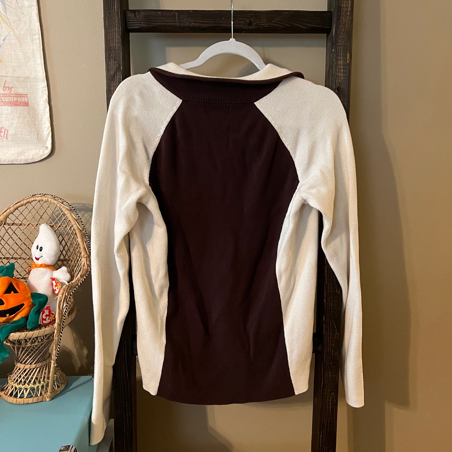 Size Large Vintage Ralph Lauren Half Zip Sweater