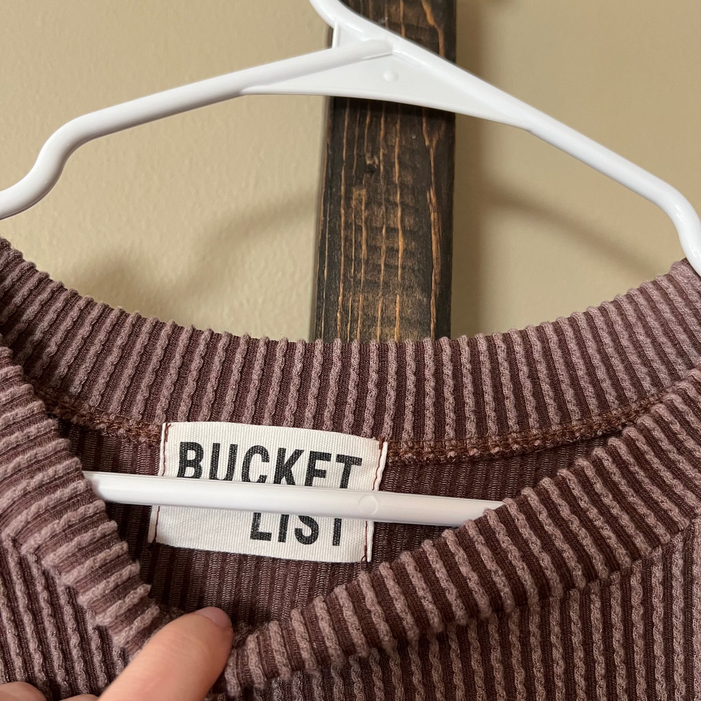 Size Small Bucketlist Long Sleeve Top