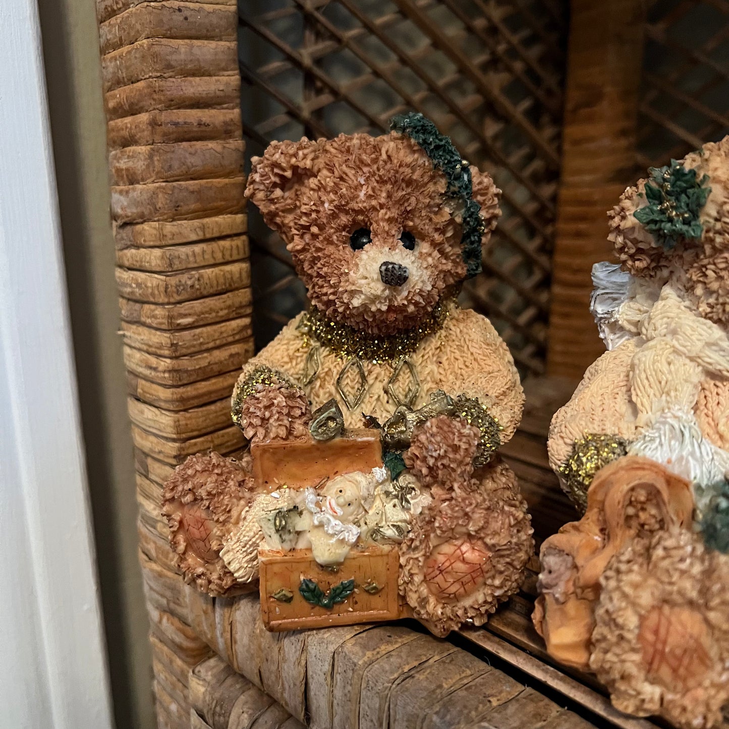 Vintage K's Collection Fancy Christmas Bears