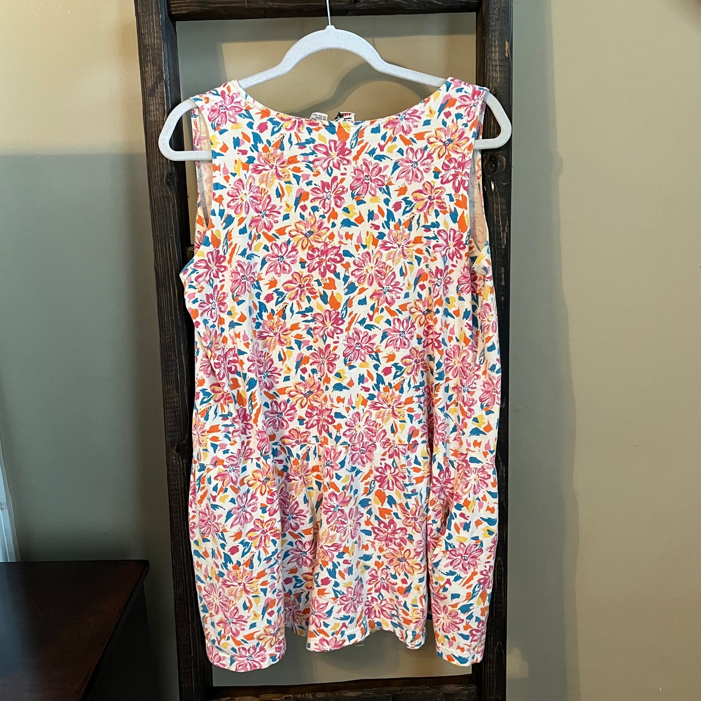 Size Medium New Addition Floral Vintage Romper