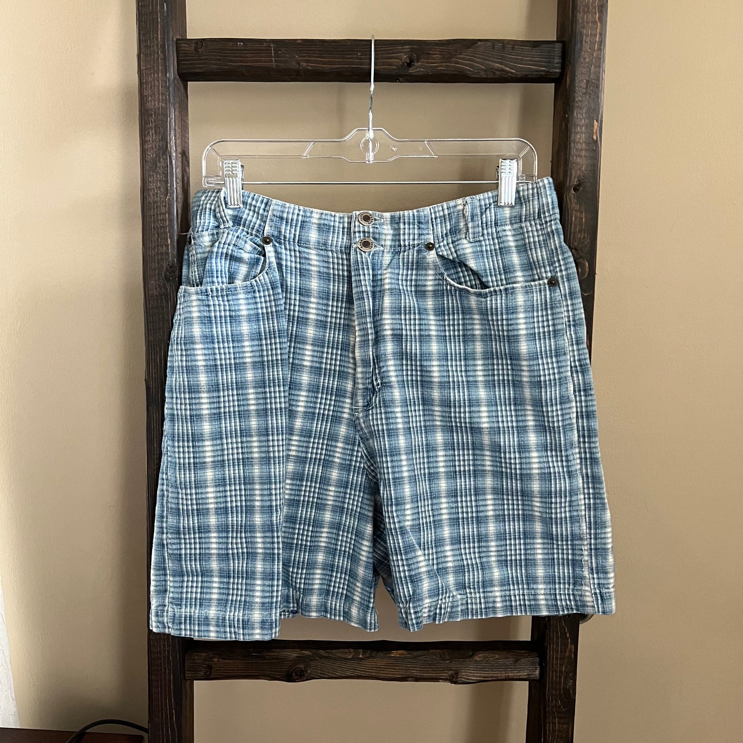Size 14 Paul Harris Vintage Plaid Shorts