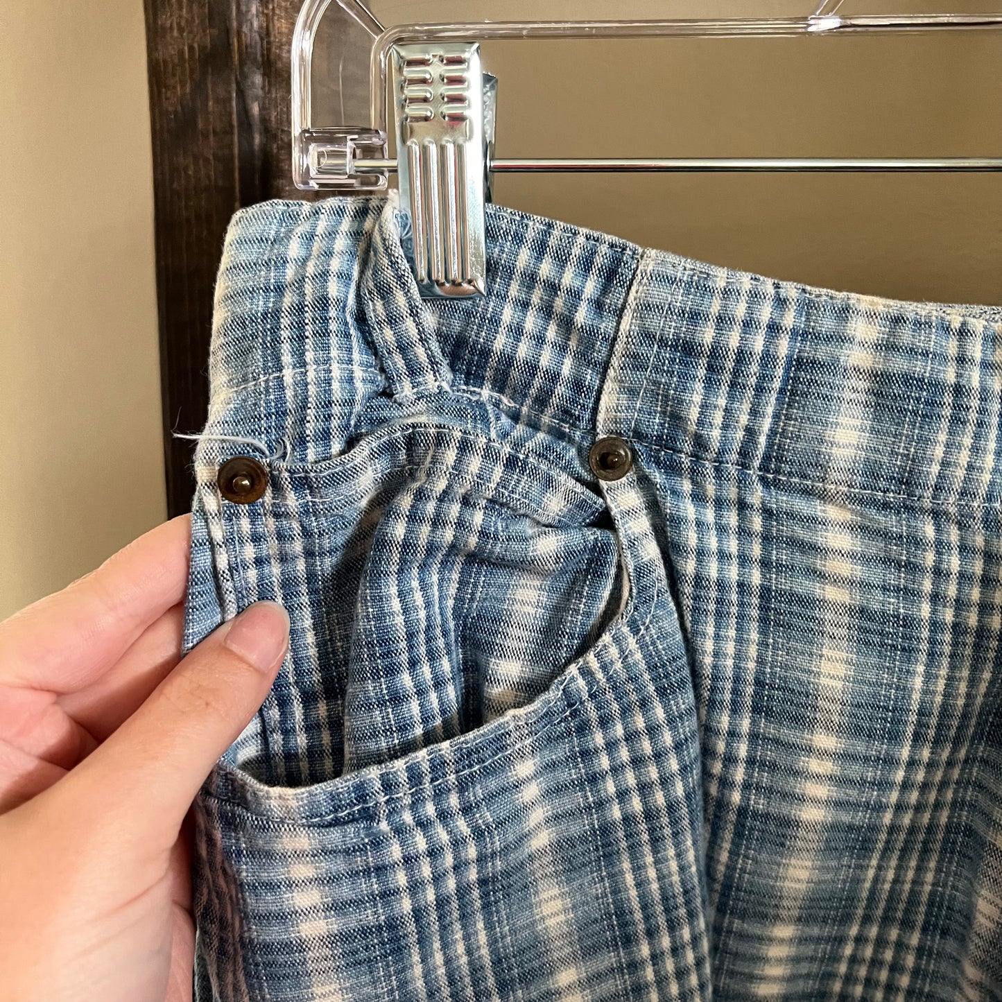 Size 14 Paul Harris Vintage Plaid Shorts