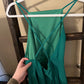 Size Medium Lulu's Kelly Mythical Green Mini Dress