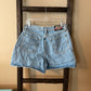 No Excuses Vintage Sunflower Denim Shorts