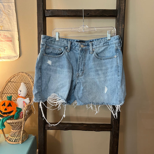 Size 10/30 Lucky Brand Distressed Denim Shorts