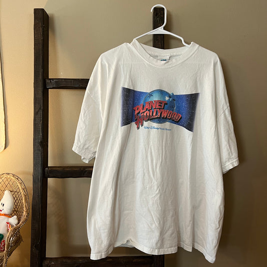 Size 2XL Vintage Planet Hollywood Graphic Tee