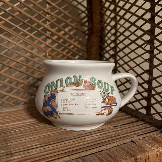 Vintage Onion Soup Mug