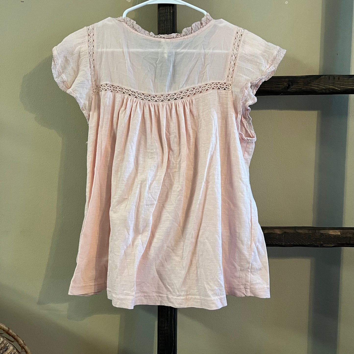 Size Small Anthropologie Pink Tassle Top