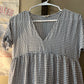 Size Small Entro Gingham Babydoll Dress