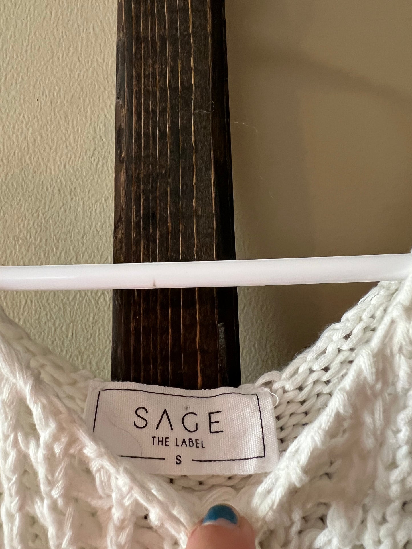 Size Small Sage The Label Knit Tank