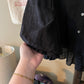 FATE Black Puff Sleeve Blouse