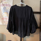 FATE Black Puff Sleeve Blouse