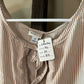 A New Day Striped Bow Tie Blouse