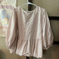 A New Day Striped Bow Tie Blouse