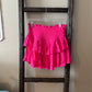 Mustard Seed Hot Pink Ruffle Skirt