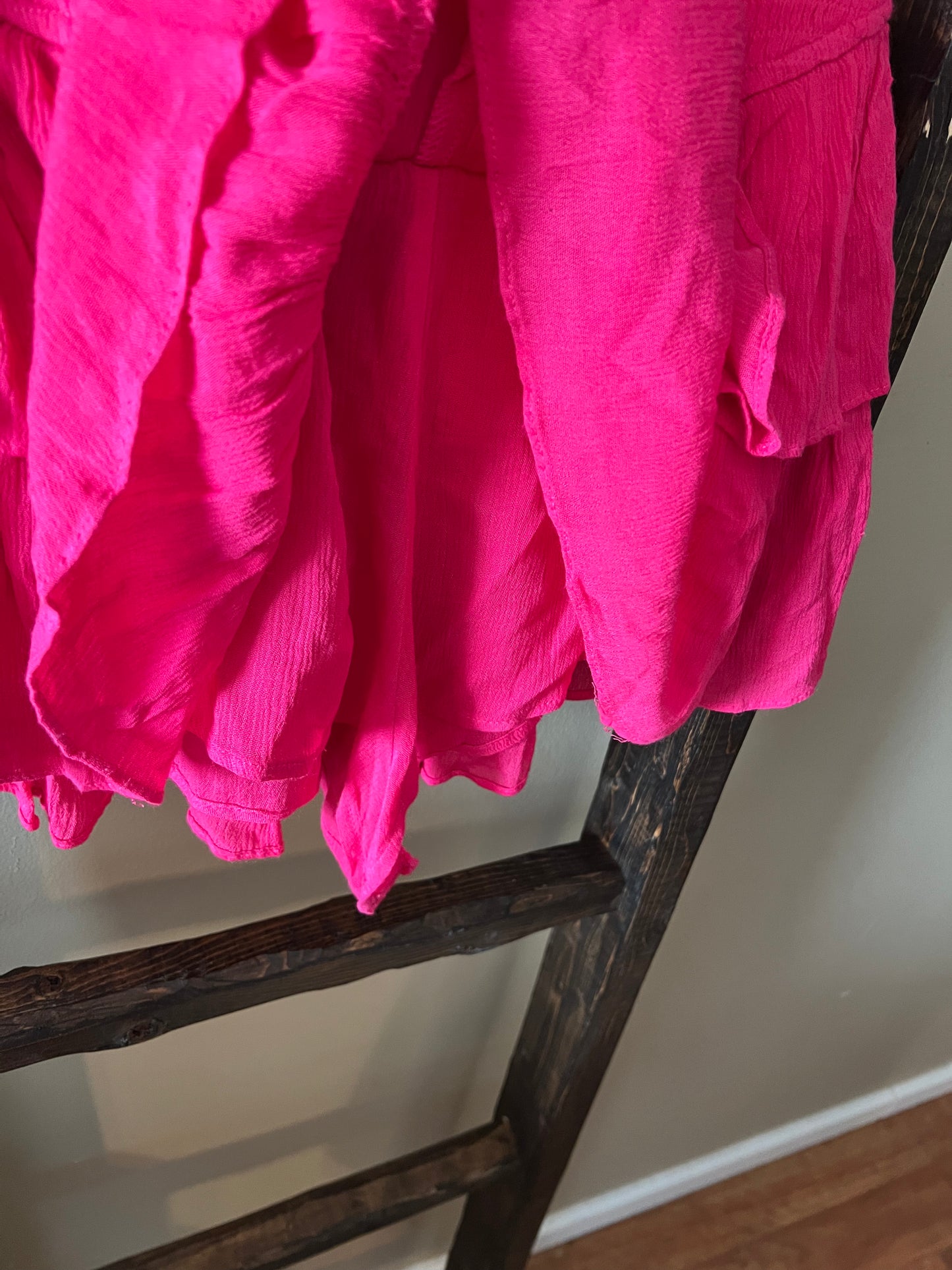 Mustard Seed Hot Pink Ruffle Skirt