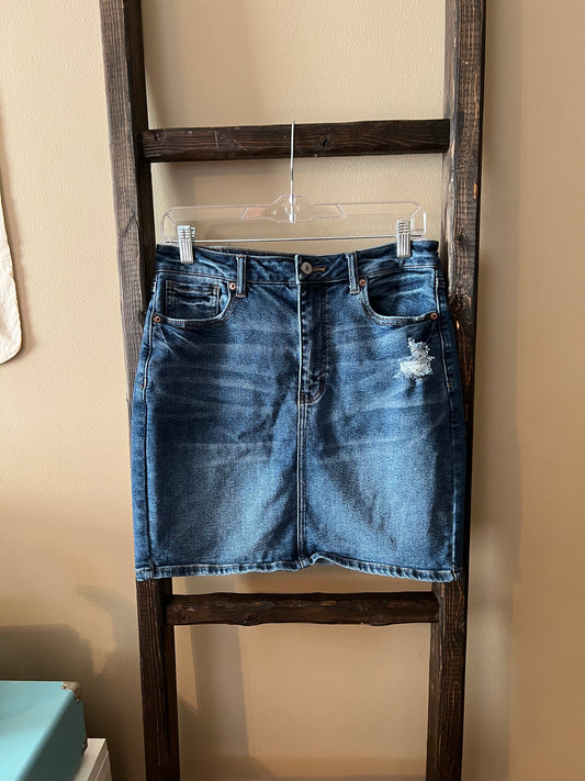 American Eagle Denim Mom Mini Skirt