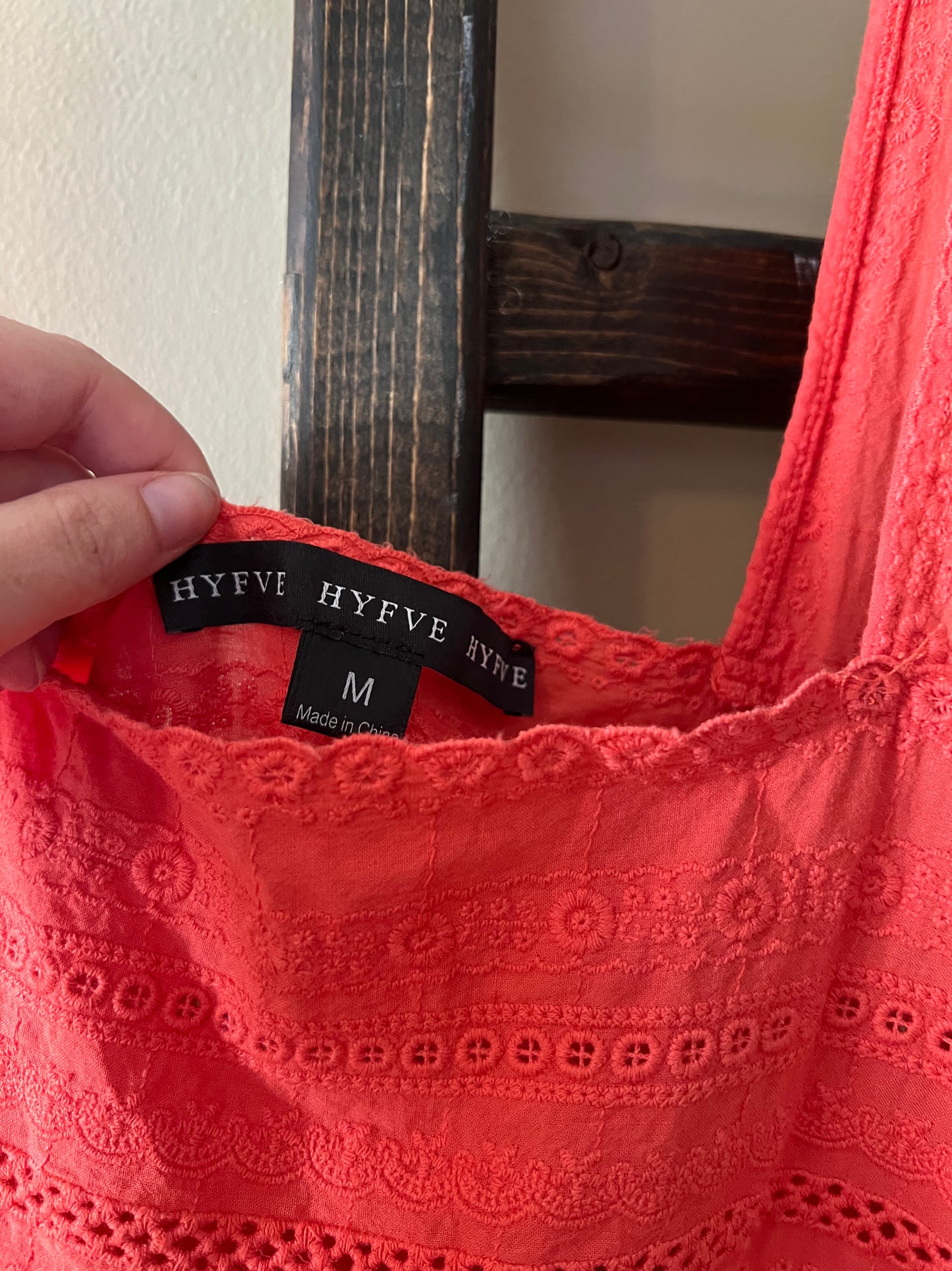 HYFVE Cropped Eyelet Tank