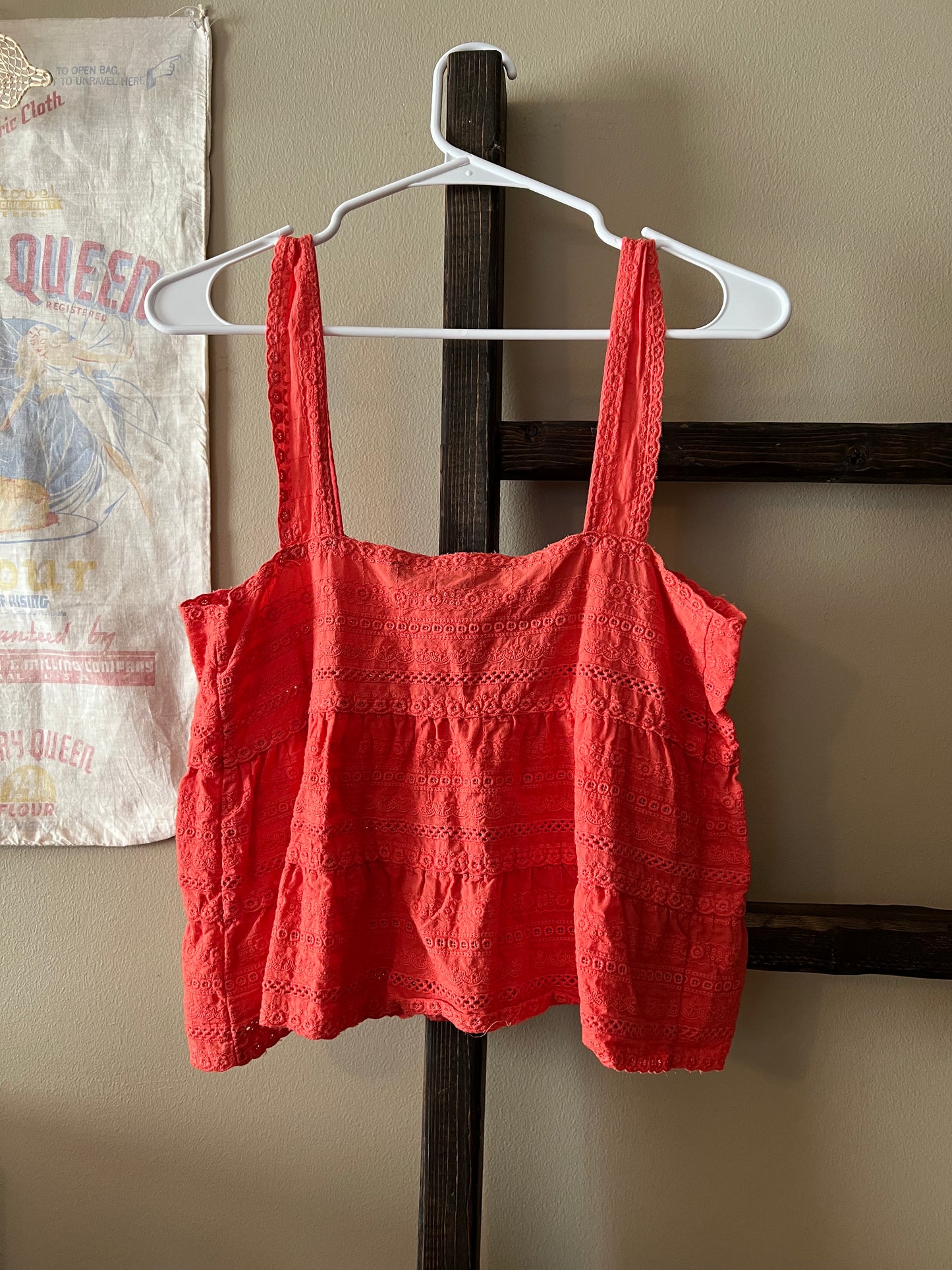 HYFVE Cropped Eyelet Tank