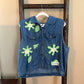 Size XL Country Wear Casuals Floral Embroidered Vest