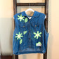 Size XL Country Wear Casuals Floral Embroidered Vest