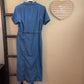 Size Medium Mississippi River Blues Vintage Denim Maxi Dress