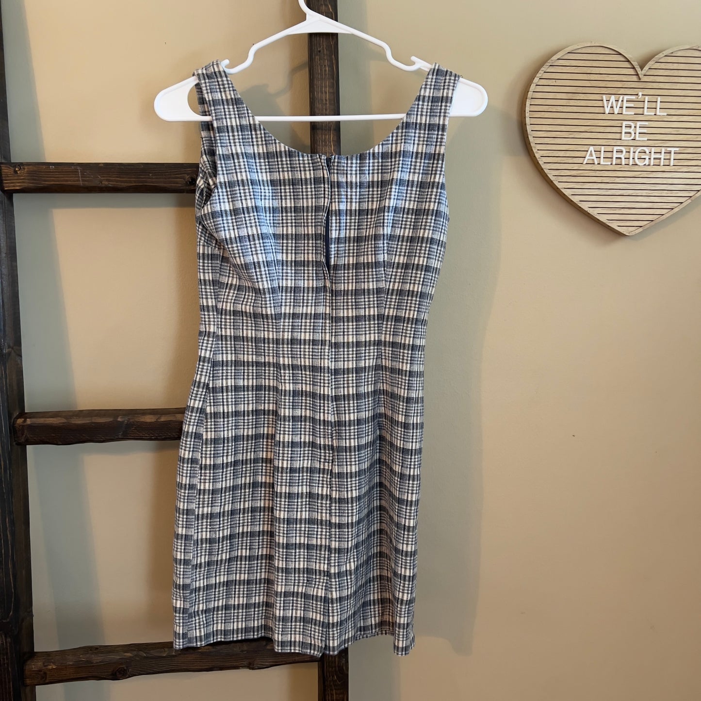 Size 5 La Belle Mini Vintage Plaid Dress