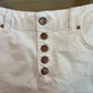 Size 6 Petite Boden White Denim Skirt