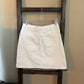 Size 6 Petite Boden White Denim Skirt