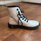 Size 6 Dr. Martens White Luana Boots