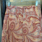 Size XL Linea by Louis Dell'Olio Paisley Midi Skirt