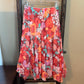 Size Small Bob Mackie Floral Midi Skirt