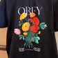 Size Men's Large Obey Floral Shirt