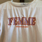 Size Large Femme Tee