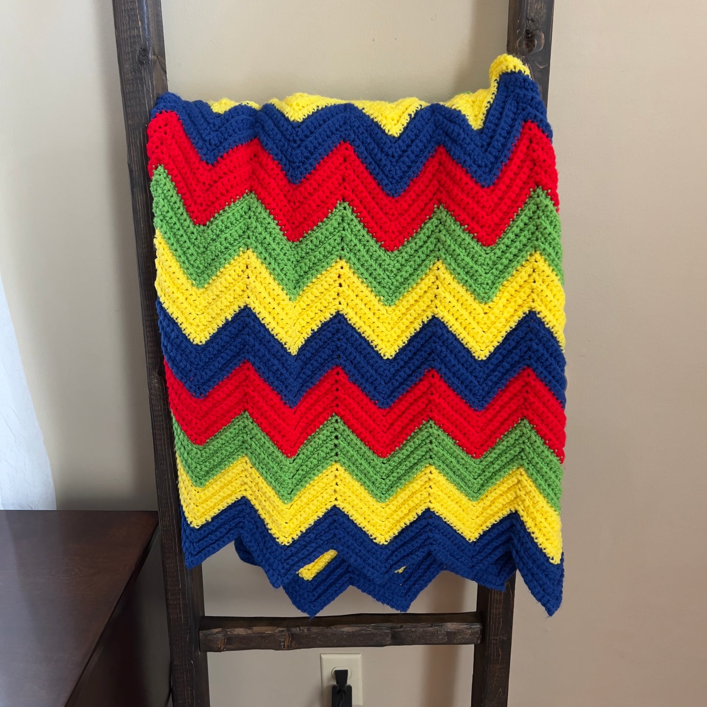 Rainbow Pattern Afghan