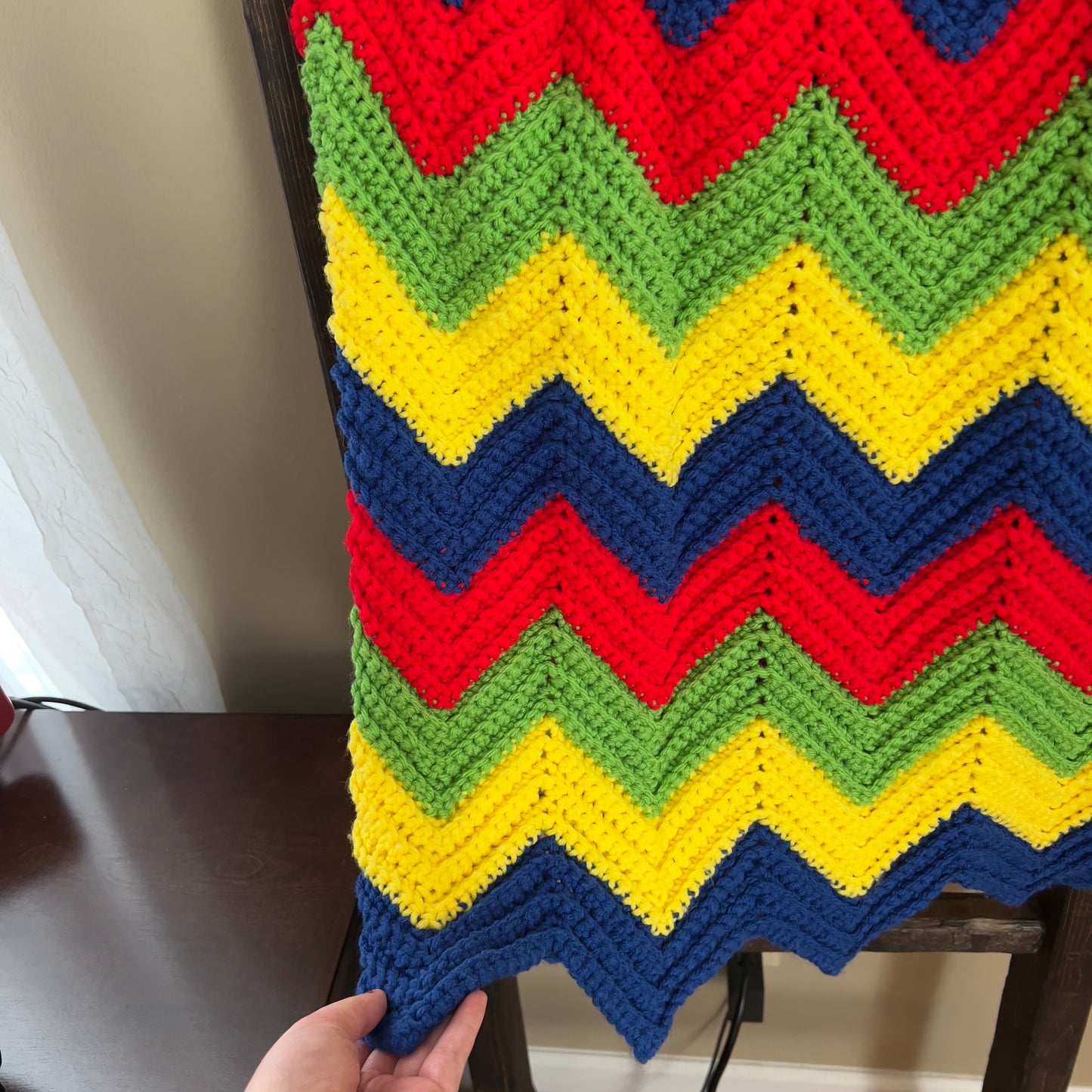 Rainbow Pattern Afghan