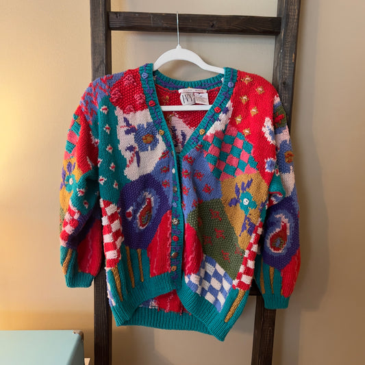 Vintage Ivy Grandma Sweater Cardigan