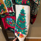 Vintage Signatures by Northern Isle Christmas Tree Holiday Sweater Cardigan