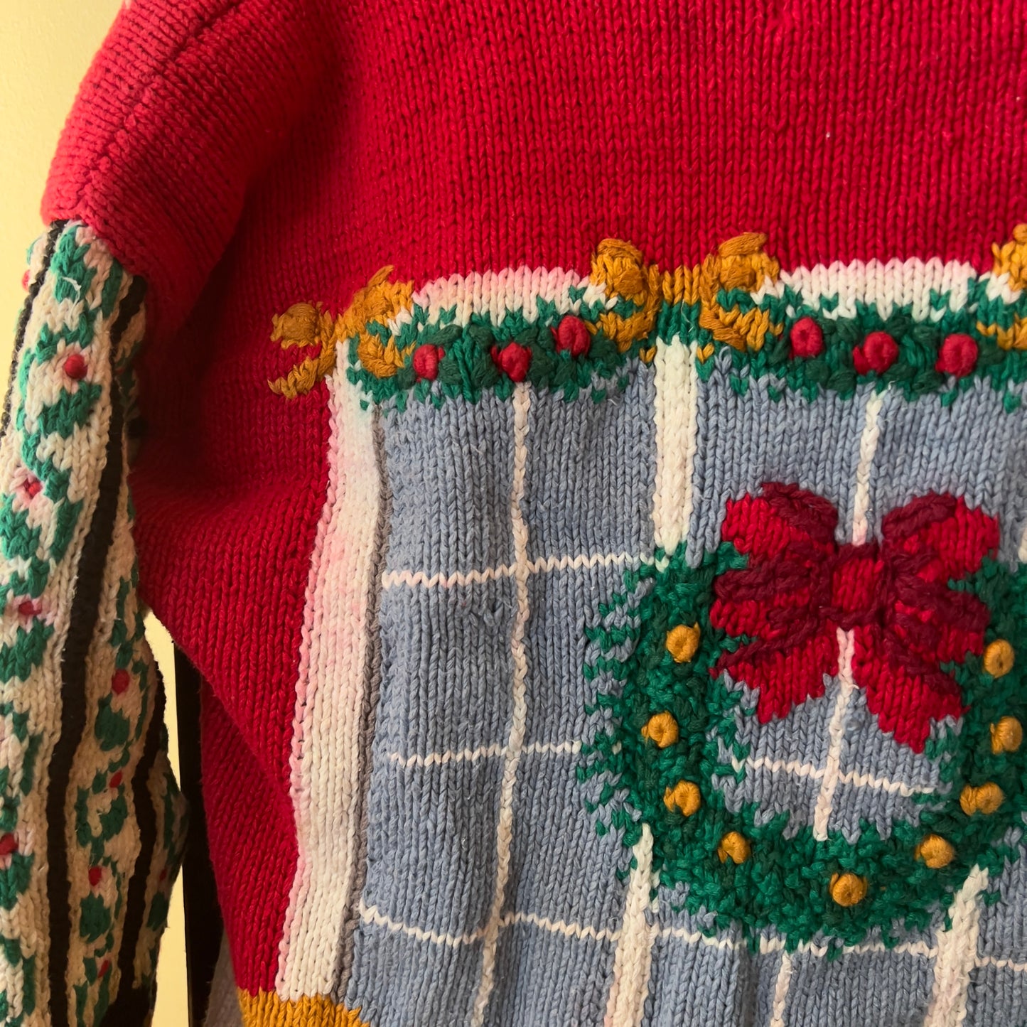 Vintage Signatures by Northern Isle Christmas Tree Holiday Sweater Cardigan