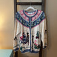 Vintage Design Options Christmas Scene Sweater Cardigan