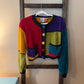 Vintage Un Deux Trois Cropped Sweater Cardigan