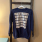 Vintage Navy Patchwork Crewneck