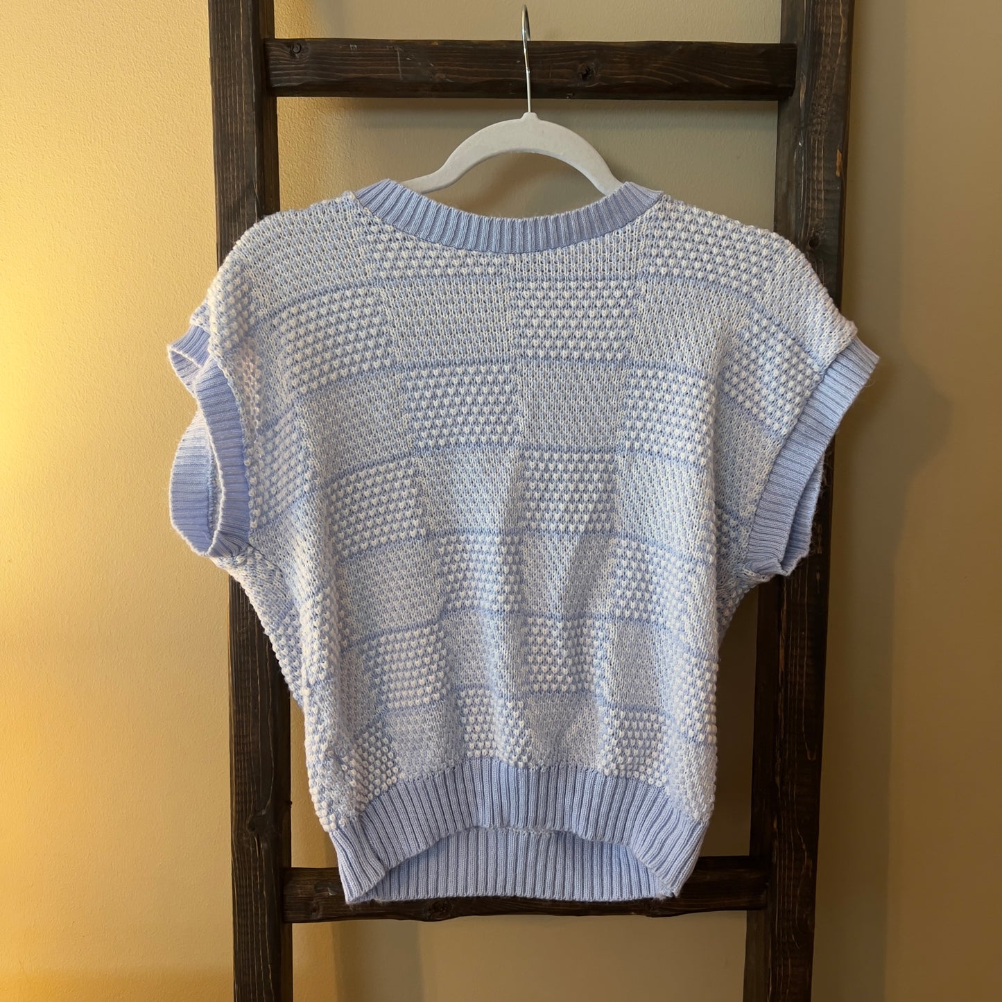 Vintage Baby Blue Sweater Tank