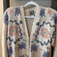 Vintage Ivy Floral Sweater Cardigan