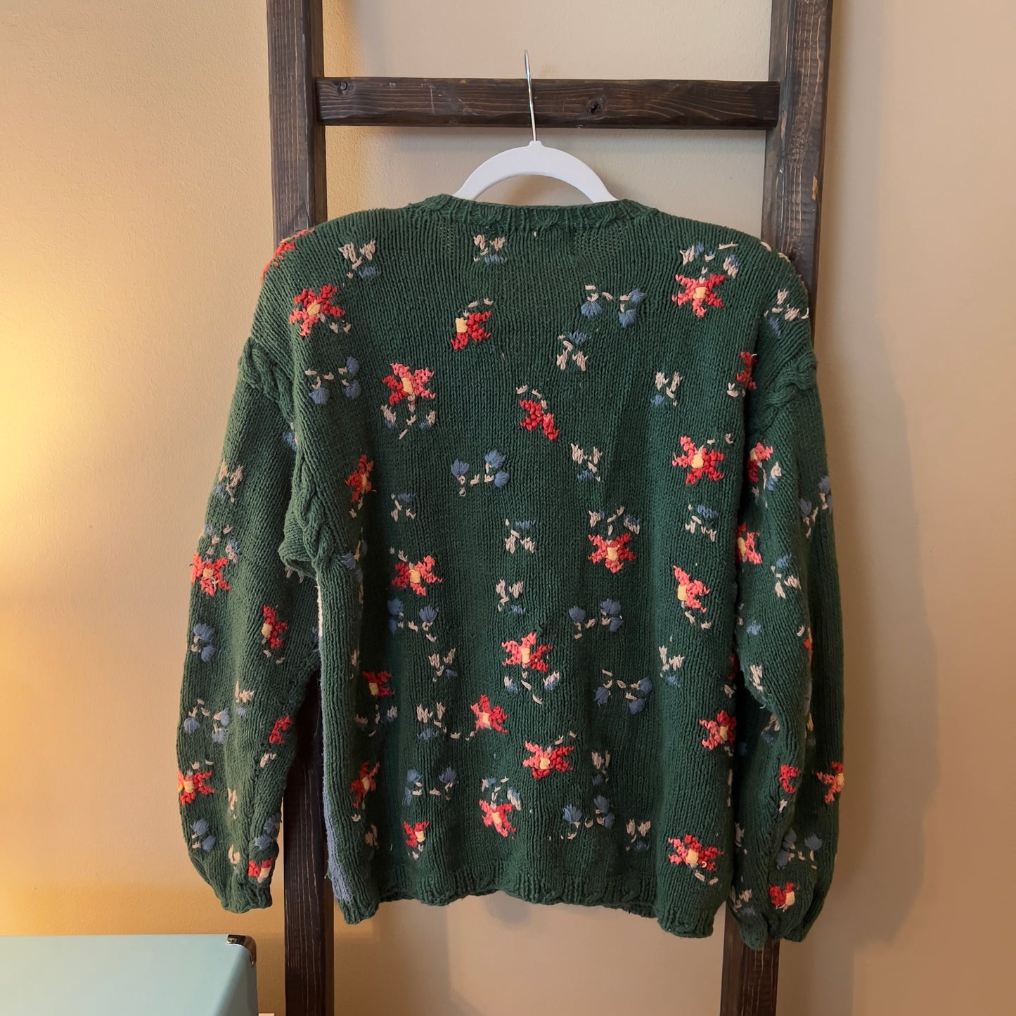 Vintage Signatures by Northern Isle Floral Sweater Cardigan