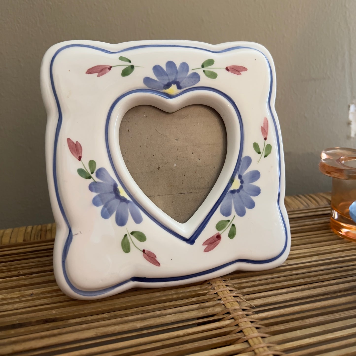 Floral Heart Ceramic Frame