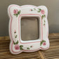 Rose Floral Ceramic Frame