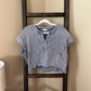 Size Medium Entro Cropped Shirt